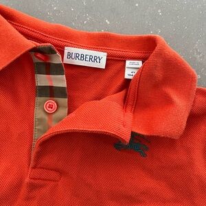 Burberry Vibrant Orange Garment kids Polo